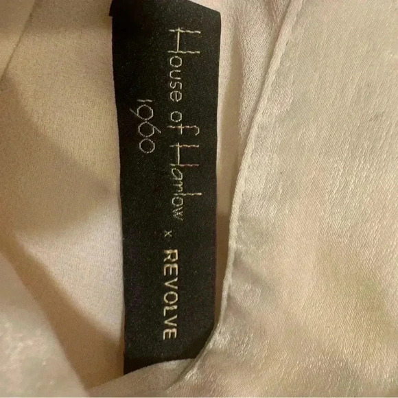 House of Harlow 1960 Revolve Faya blouse in ivory long sleeves size Small - Picture 6 of 11